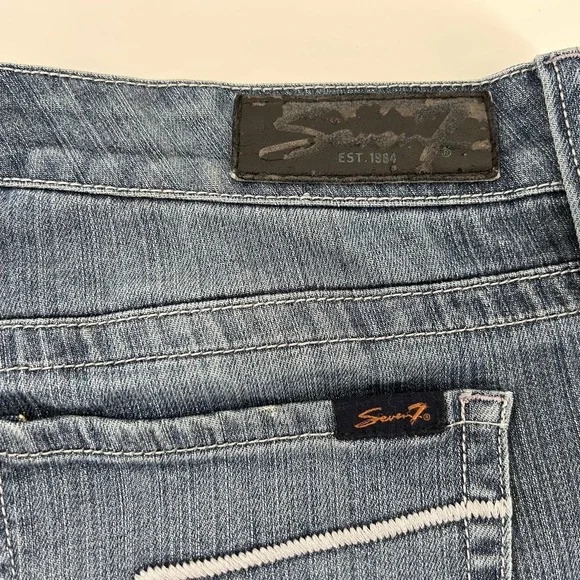 Seven7 Women Size 16 Blue Jeans Denim Skinny Fit Medium Wash Classic Fall Winter - Picture 10 of 12